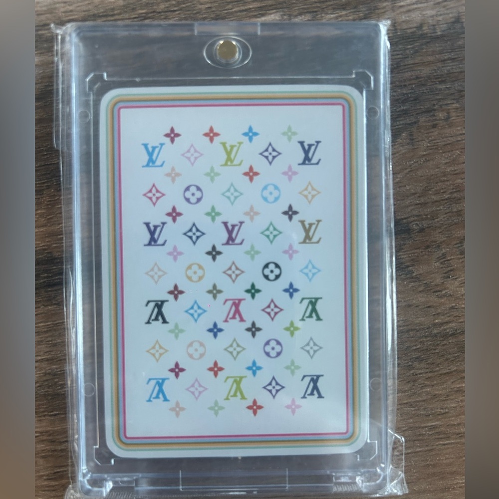 Louis Vuitton Takashi Murakami Multi Color Playing Card